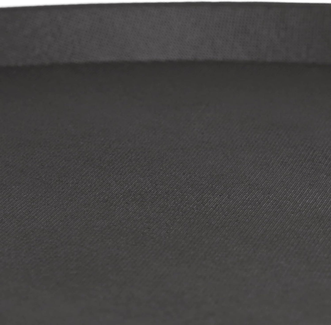 Relaxdays Serviertablett 3er Set, rund Ø 35 cm, Bartablett, rutschfeste Oberfläche, Kellnertablett G