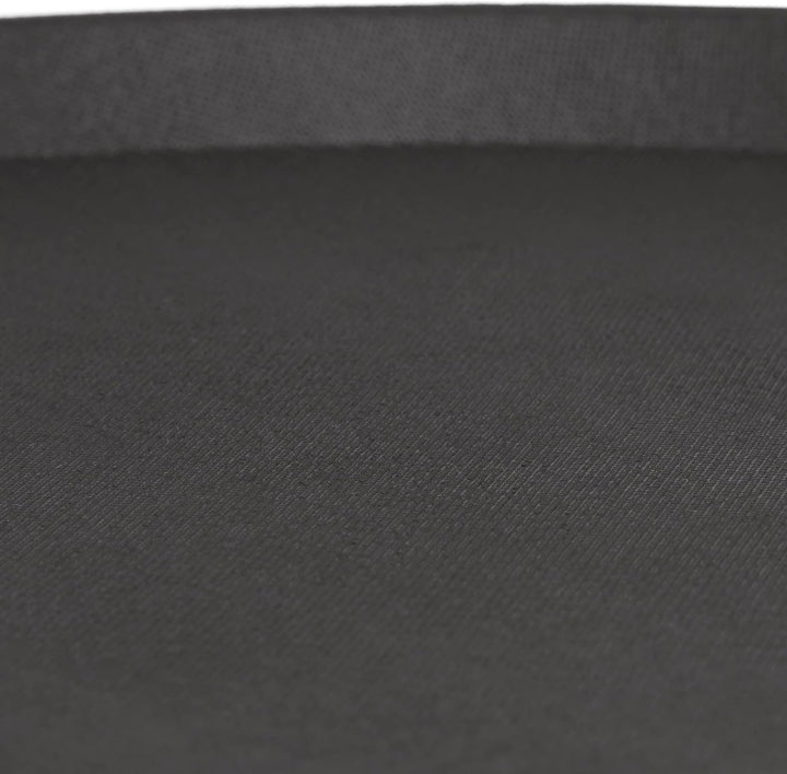 Relaxdays Serviertablett 3er Set, rund Ø 35 cm, Bartablett, rutschfeste Oberfläche, Kellnertablett G