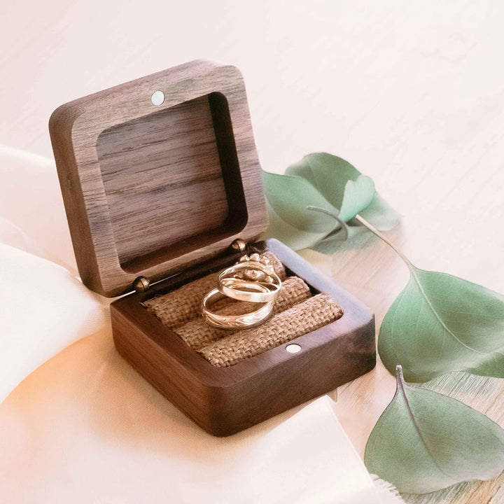 Ringbox Hochzeit | Ringkästchen Holz | Ringschatulle Hochzeit | Ringkiste | Mr &amp; Ms l Standesamt | A