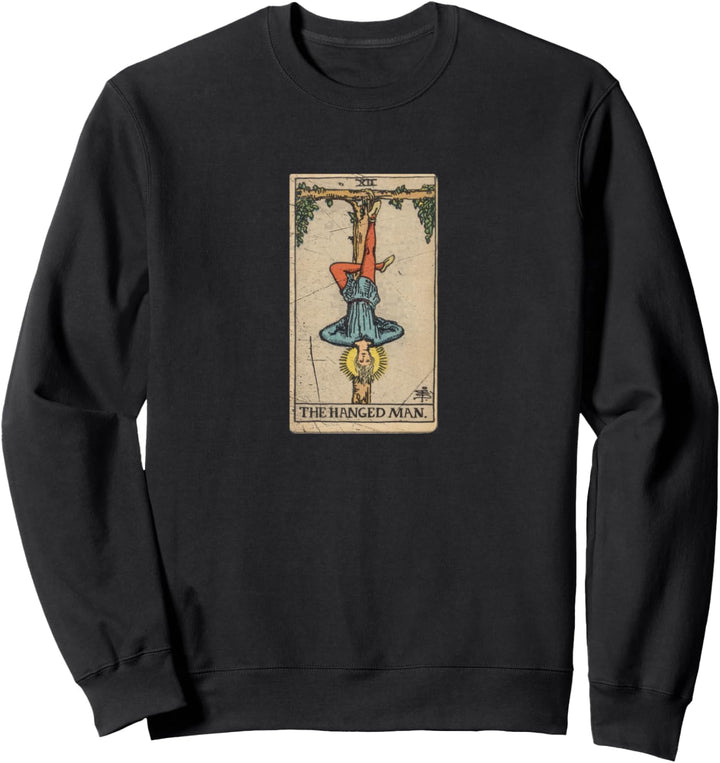 Occult Tarot The Hanged Man Gothic Grunge Satan Vintage Sweatshirt