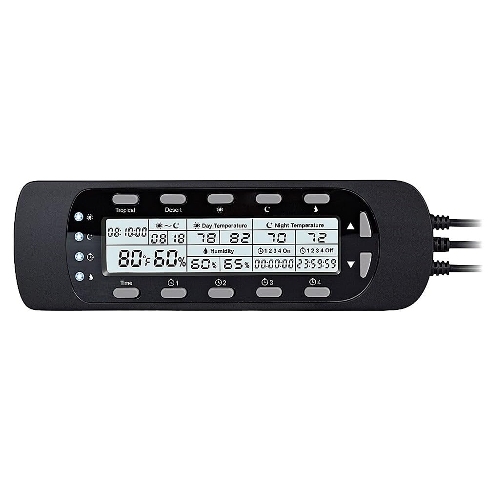 Repti-Zoo EZ Thermo-Hygro-Timer-Steuerung - Thermo/Hygrostat mit einem zweiten Timer