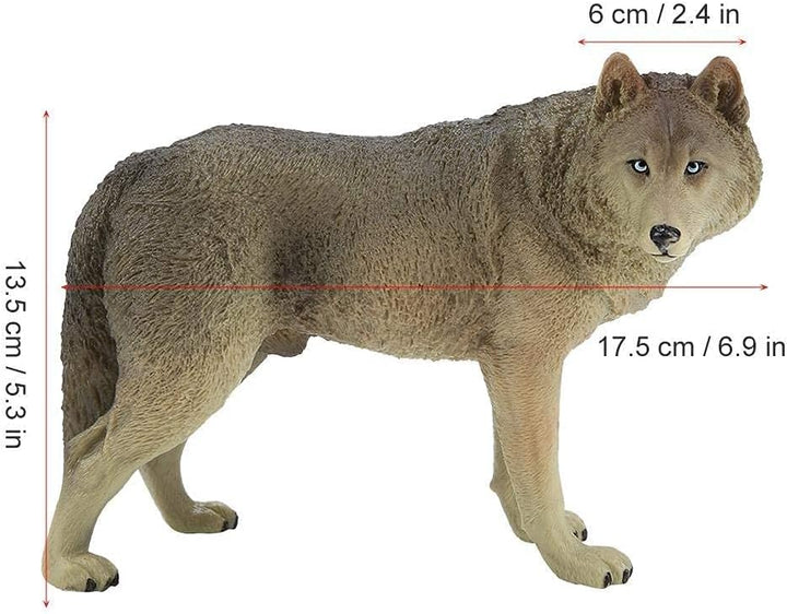 Wolf Figur Spielzeug Simulation Wildlife Tier Modell Spielzeug Zoo Tiere Modell Action Figuren Spiel