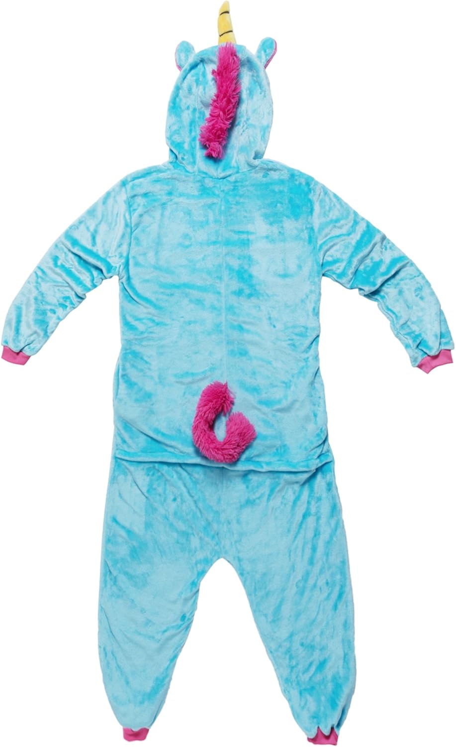 Katara 1744 - Einhorn türkis/rosa Kostüm-Anzug Onesie/Jumpsuit Einteiler Body für Erwachsene Damen H