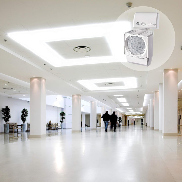Finder 180182300000PAS Infrarot-Bewegungsmelder, 1 Schliesskontakt, 10 A, 230 VAC, IP40