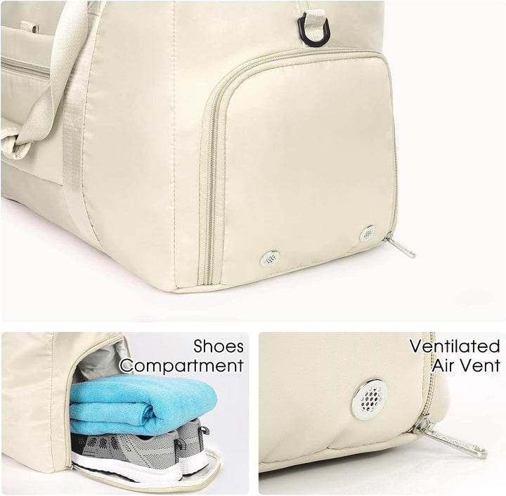 Ceneda Sporttaschen Klassische Reisetasche mit Schuhfach und Kulturtasche Sporttasche Damen Herren T