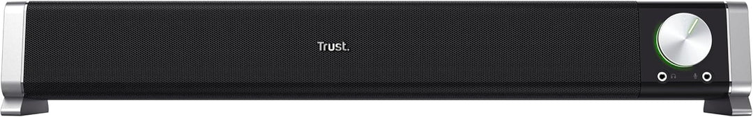 Trust Asto Soundbar 12 W Spitzenleistung (6 W RMS), PC Lautsprecher, USB Betrieb, 3,5 mm AUX Anschlu