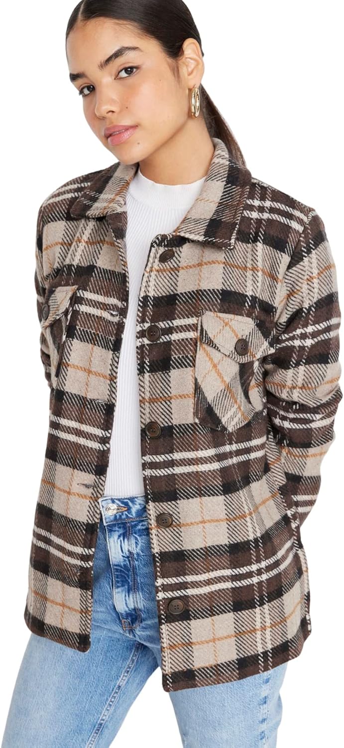 TRENDYOL Classic Coat - Black - Regular 34 Brown, 34 Brown