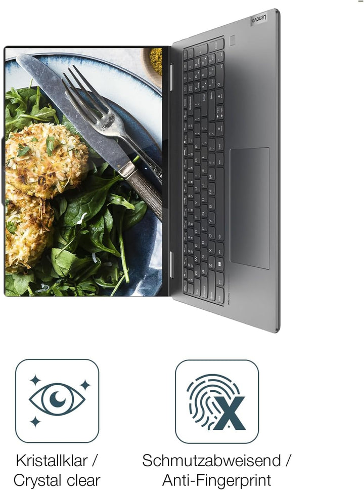 dipos 2x Displayschutzfolie klar für Lenovo Yoga Slim 7