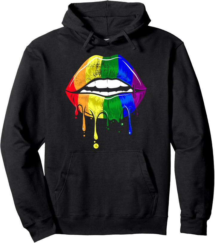 Lippen gay Pride month LGBT Kussmund Community CSD Pride Pullover Hoodie