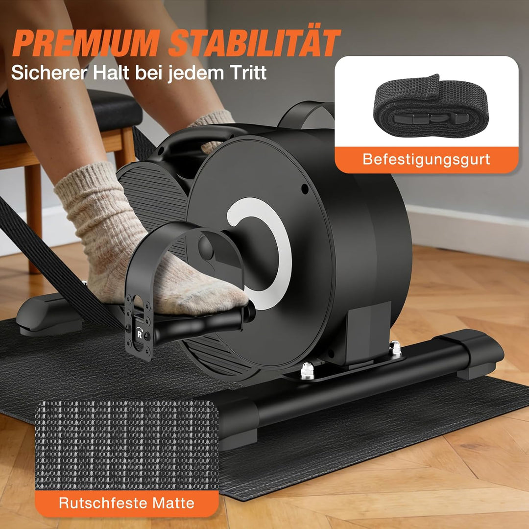 DH FitLife 2026 Neu Pedaltrainer für Zuhause, 16-stufiger magnetischer Beintrainer, extra leises Min