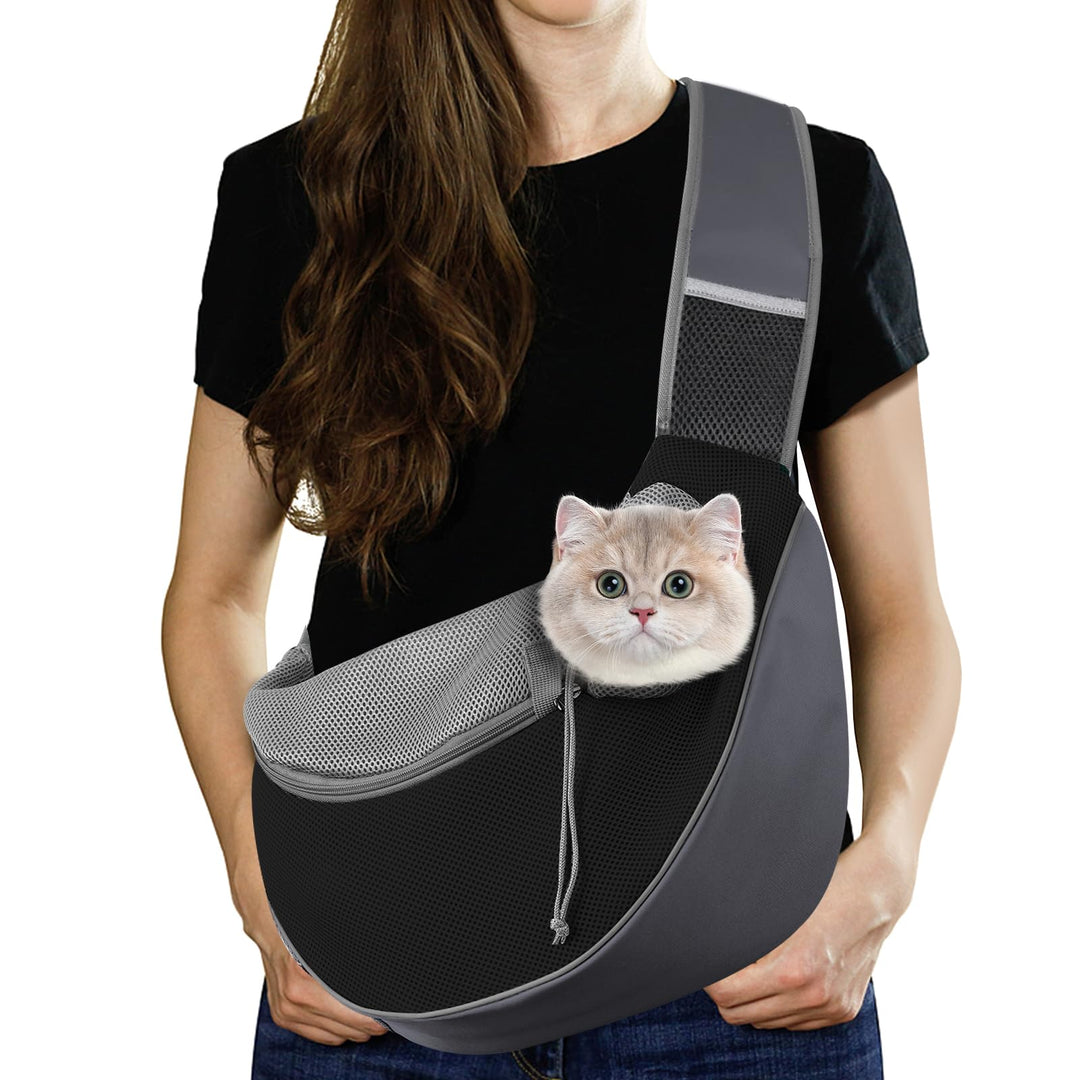 Pawaboo Hundetragetasche, Hundetasche, Verstellbare Tragetasche Hund, Haustier Umhängetasche Transpo
