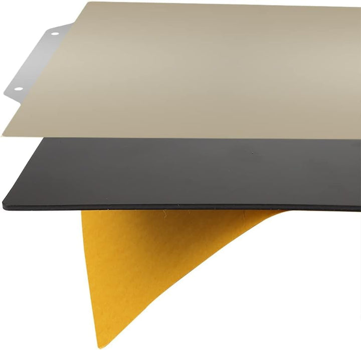 Toaiot Flexible Stahlplatte, 165 x 165 mm – 6,49 x 6,49 Zoll mit PEI + Magnetfuss B, Druckoberfläche