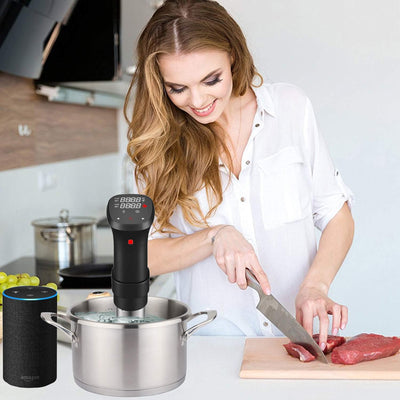 Fityou Sous Vide Stick, Wasserdicht Sous Vide Garer, 1100W Präziser Temperatureinstellung und digita