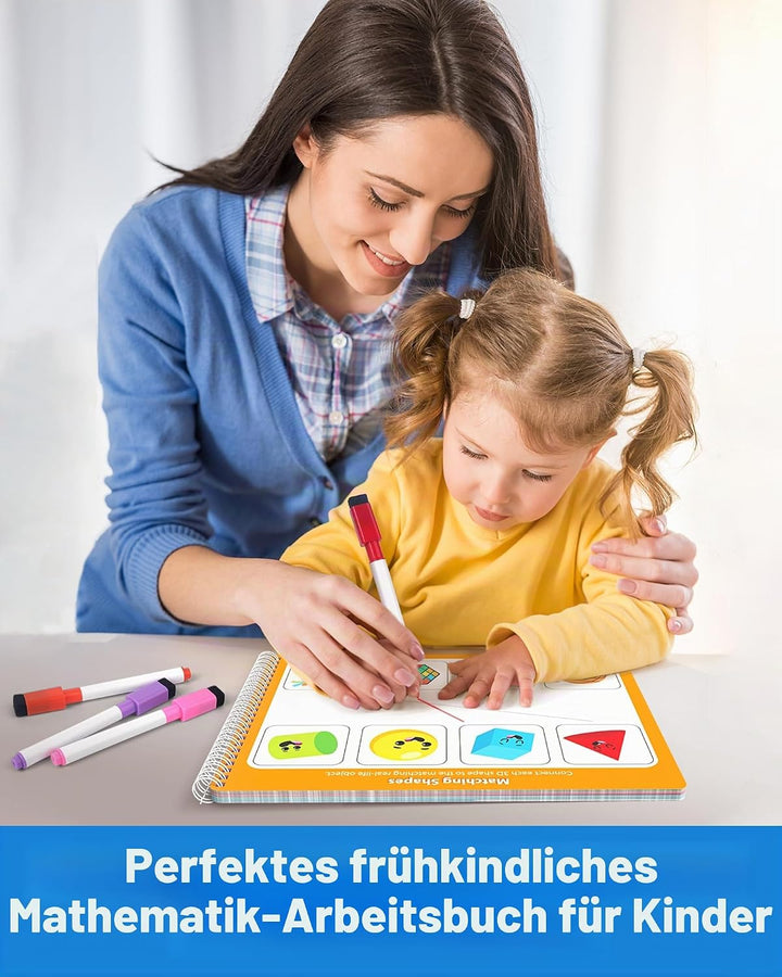 Coogam Mathematik Lernspiele, Übungen für die Berechnung von Fähigkeiten, trockene Zahlen-Tracking H