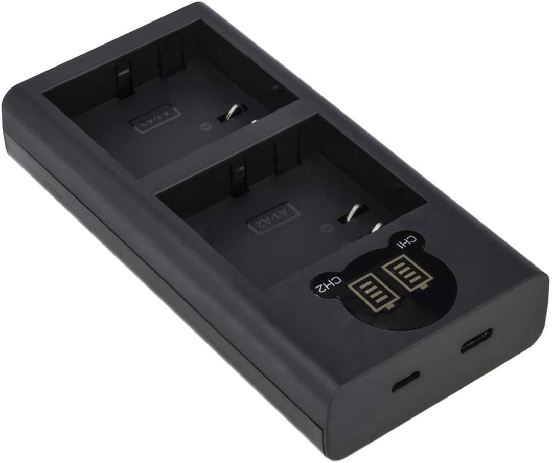 2-Fach Ladestation + Akku Li-Ion 3000mAh - kompatibel mit Netgear Arlo A-2 - für Arlo Go - mit Displ
