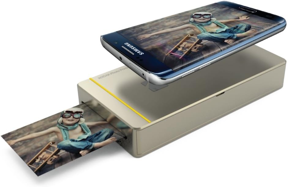 Kodak Mini-Mobil W-LAN & NFC 4.7 x 7,5 cm Fotodrucker mit fortgeschrittener Sublimations-Tintendruck
