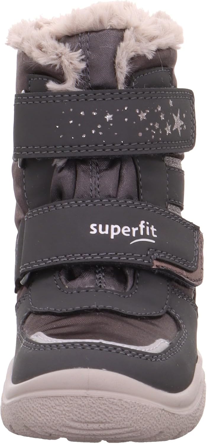 Superfit Mädchen Crystal Warm Gefütterte Gore-tex Schneestiefel 25 EU Grau Beige 2000, 25 EU Grau Be