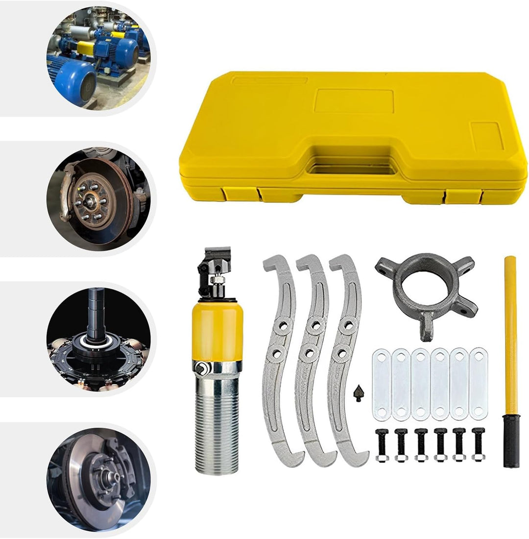 AOOUNGM 20T Radnabenabzieher, Hydraulischer Abzieher, Antriebswellen Ausdrücker Set, Hydraulik Radla