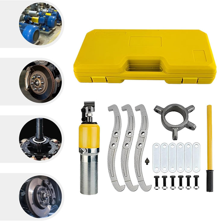 AOOUNGM 20T Radnabenabzieher, Hydraulischer Abzieher, Antriebswellen Ausdrücker Set, Hydraulik Radla