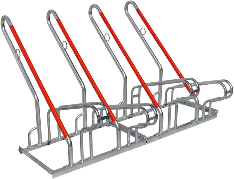 4er Fahrradständer Reihenparker Anlehnparker Anlehnbügel B-Ware mit Diebstahlsicherung 4er Stellplat