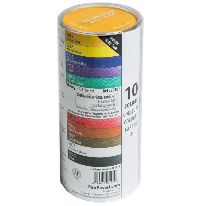 PanPastel Malset mit 10 Farben