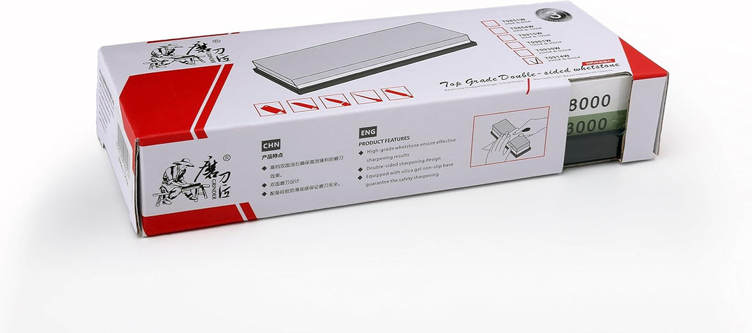 Doppelseitige Schleifstein Körnung 3000/8000 – Kombination Schleifstein