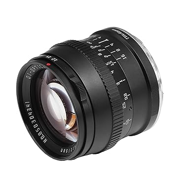 TTARTISAN 50mm F1.2 Objektiv APS-C MF für Fuji X Mount Kameras X-A1 X-A10 X-M1 X-M2 X-H1 X-T1 X-T10