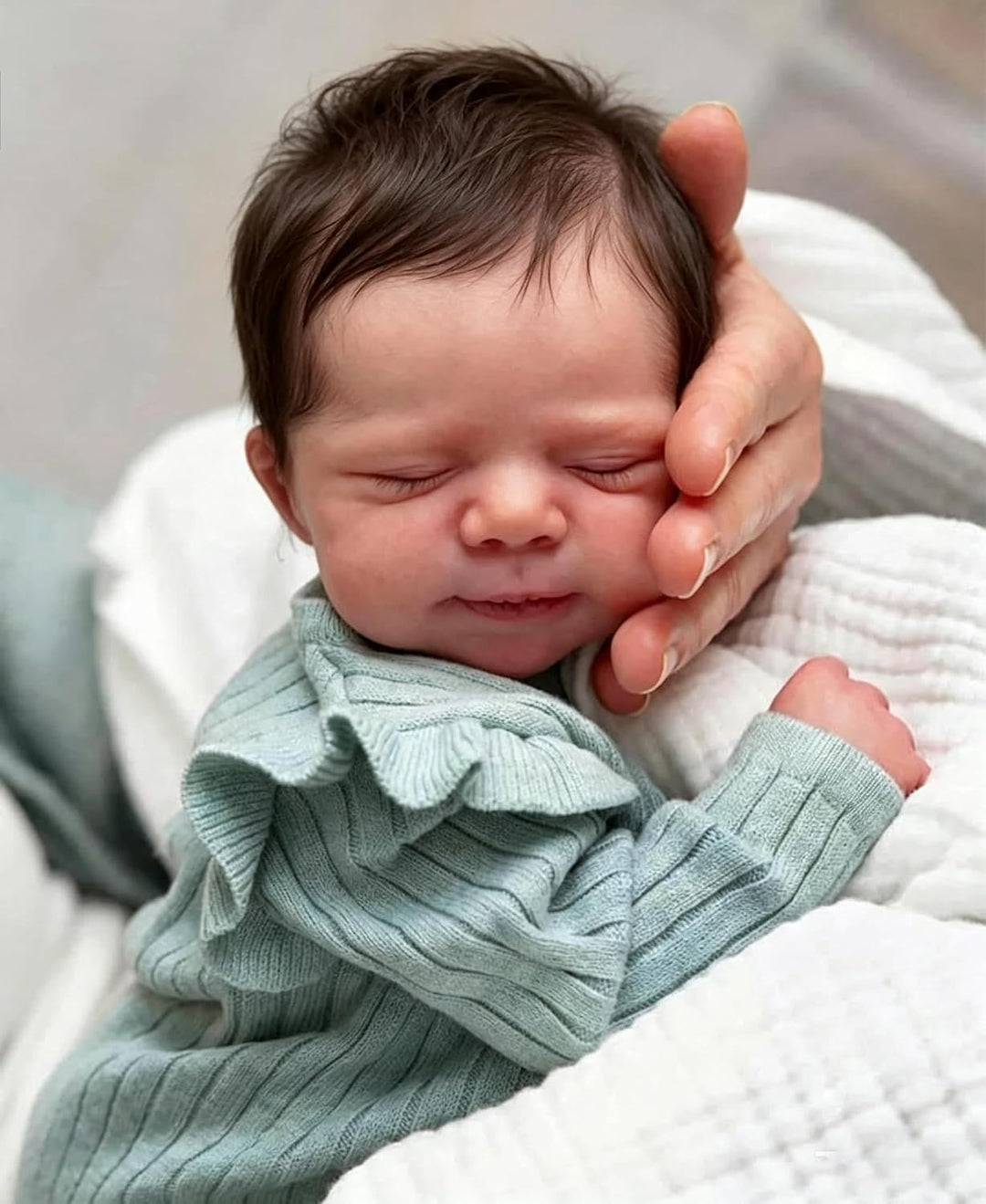 Zero pam Reborn Puppen Lebensecht-45CM Reborn Baby Mädchen, Lebensechte Babypuppen, Echte Babypuppe