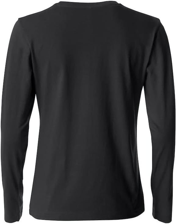 Clique - Langarm-T-Shirt mit Rundhalsausschnitt für Damen Basic-T L/S Damen aus Baumwolljersey in Sl