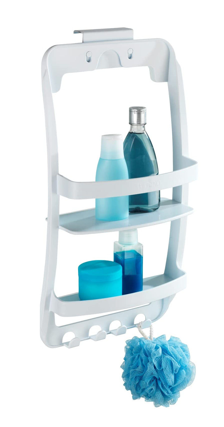 WENKO Badregal Universal platzsparend Weiss, Weiss