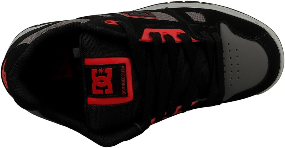 DC Shoes Court Graffik Se, Damen Sneaker 41 EU 009 Black Black Red, 41 EU 009 Black Black Red