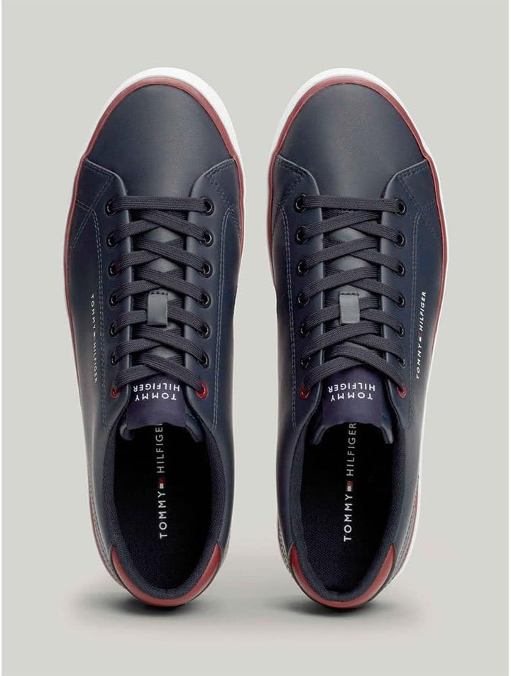 Tommy Hilfiger Herren Vulcanized Sneaker Schuhe 40 EU Blue Desert Sky, 40 EU Blue Desert Sky