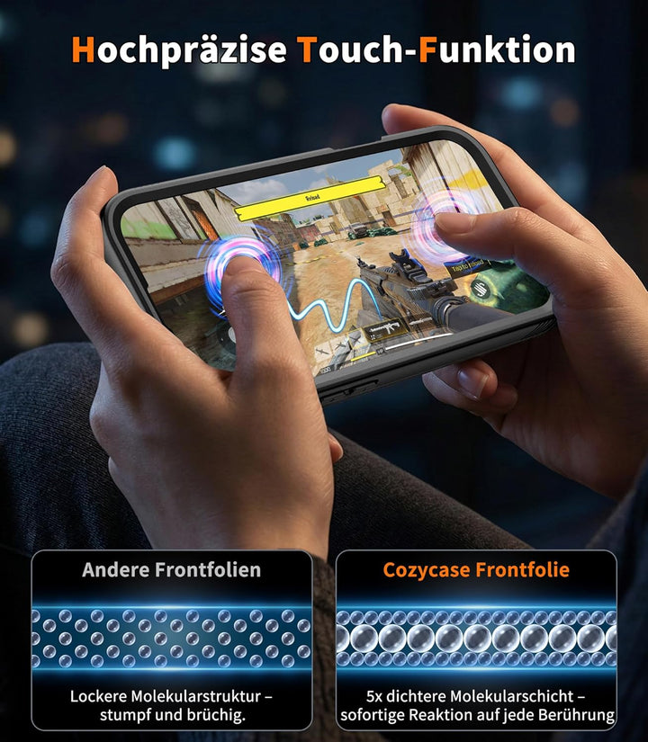 Cozycase Magnetisch Hülle für iPhone 15 Pro wasserdichte 360 Grad Panzerhülle Outdoor [Kompatibel mi
