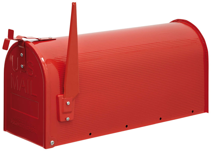 ARREGUI Mail D-USA/R Individueller Briefkasten aus Stahl im amerikanischen Stil, Rot, Grösse L (C4-Z