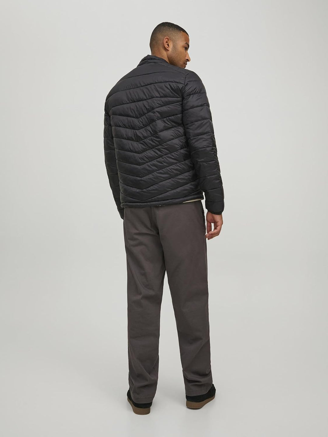 JACK & JONES Herren Jjehero Puffer Collar Noos Jacke M Schwarz, M Schwarz