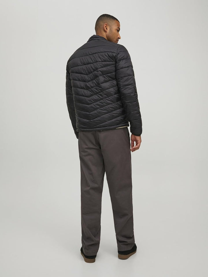 JACK & JONES Herren Jjehero Puffer Collar Noos Jacke M Schwarz, M Schwarz