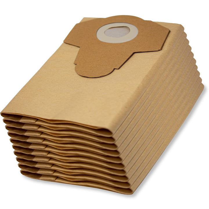 10 Original Parkside Lidl Staubsaugerbeutel für Nass-Trocken-Sauger PNTS 1250, 1250/9, PNTS 1300 A1,