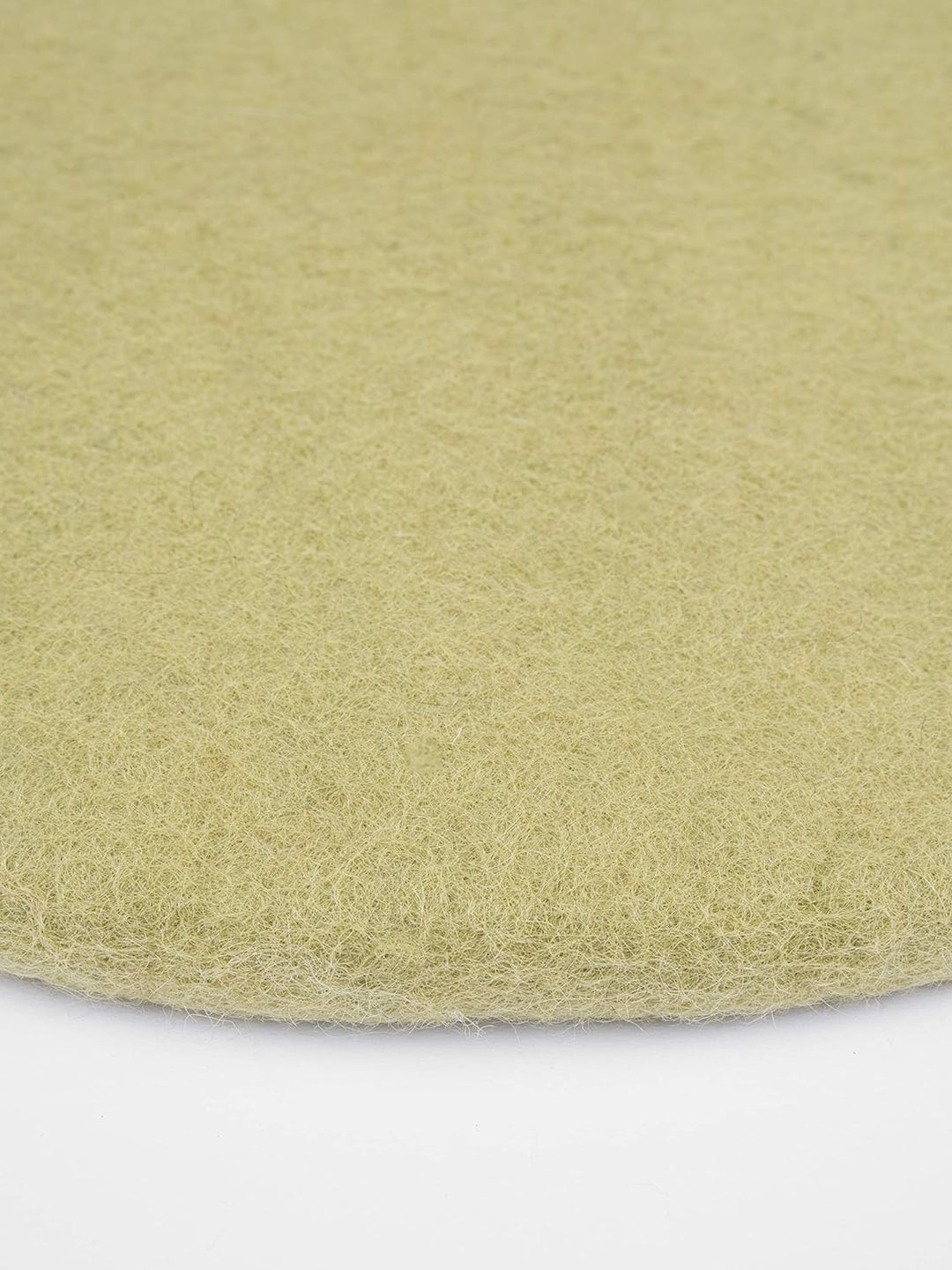 myfelt Flache Filz-Sitzauflage/Stuhlauflage - Pitt - rund, 36 cm, Hellgrün, Hellgrün