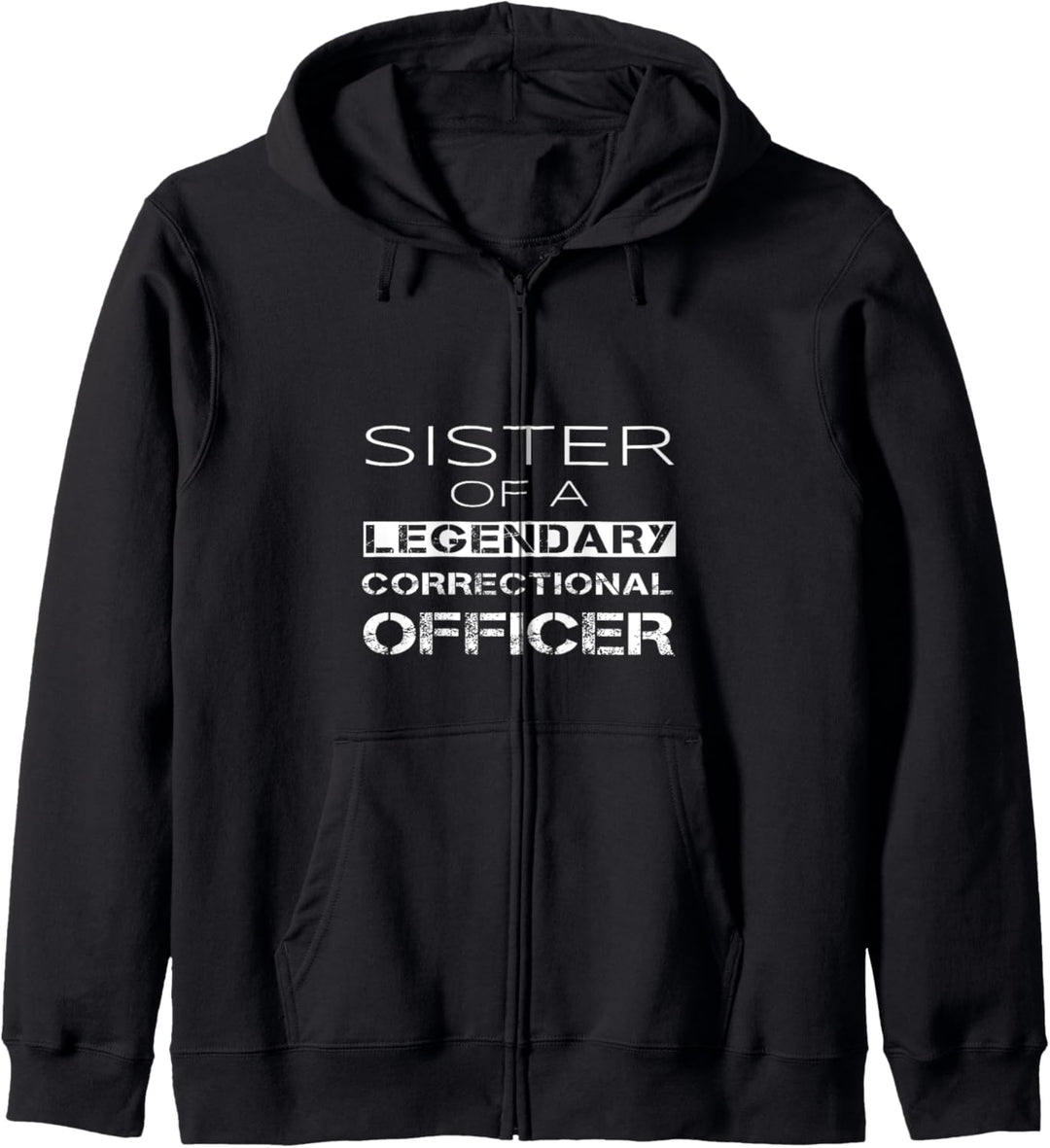 Proud Sister Of A Correctional Officer Strafkorrekturen Kapuzenjacke