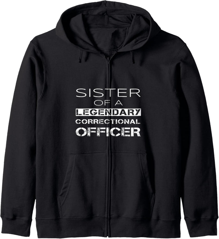 Proud Sister Of A Correctional Officer Strafkorrekturen Kapuzenjacke