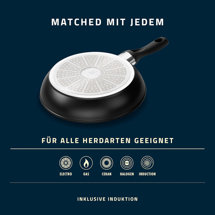 HENCKELS by ZWILLING Breeze Bratpfanne 20 cm mit Antihaft-Keramik-Beschichtung, Induktionsgeeignet,