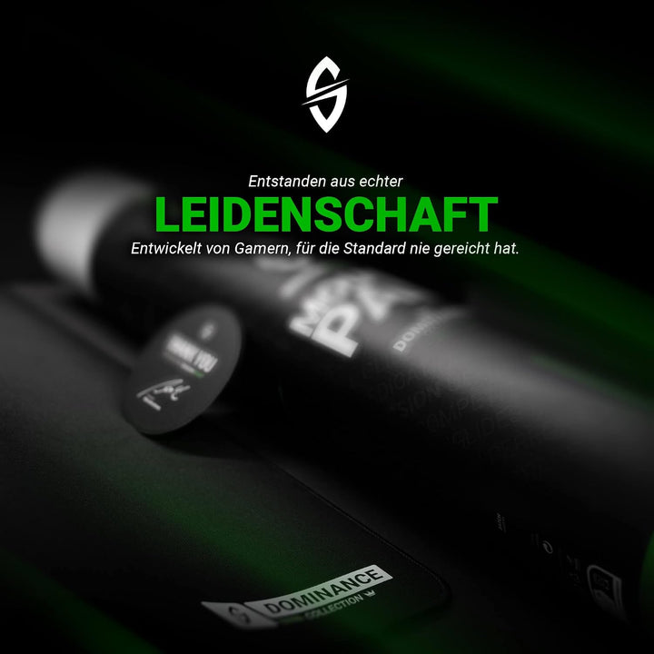 SensoryBoost Rush Glas Glides Set kompatibel mit Razer Viper V3 PRO - Ultra Schnell &amp; Sanft, Poliert