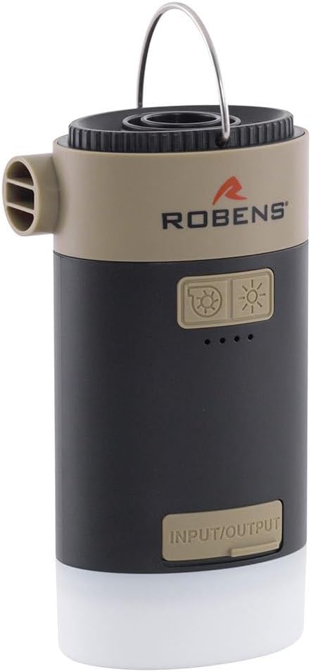 Robens Cornival 3in1 Hinchador, Lámpara, Batería USB-c Zelt, bunt, Einheitsgrösse