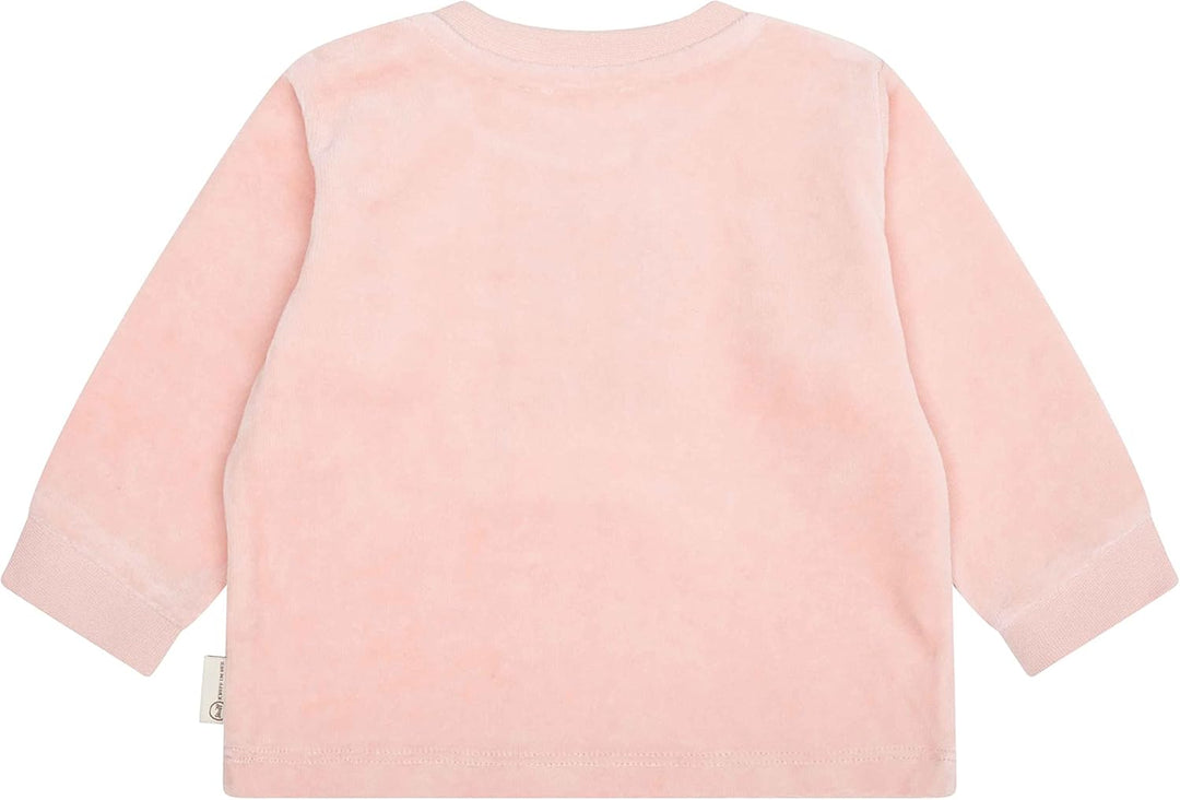 Steiff Unisex Baby Sweatshirt Ohne Kapuze Sweatshirt 50 Silver Pink, 50 Silver Pink
