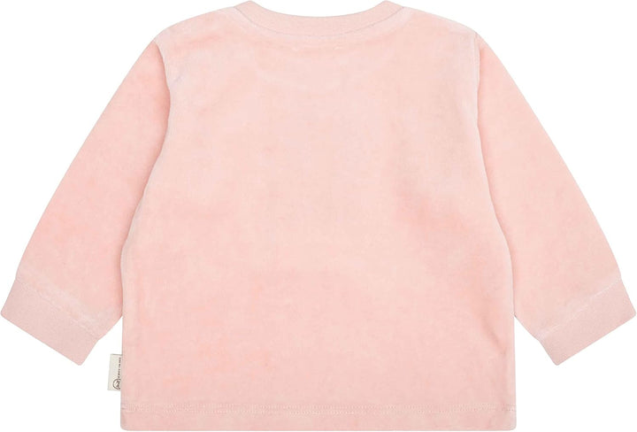 Steiff Unisex Baby Sweatshirt Ohne Kapuze Sweatshirt 50 Silver Pink, 50 Silver Pink