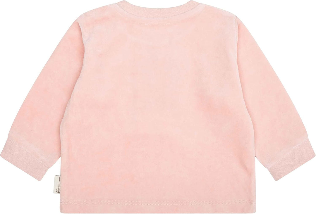 Steiff Unisex Baby Sweatshirt Ohne Kapuze Sweatshirt 80 Silver Pink, 80 Silver Pink