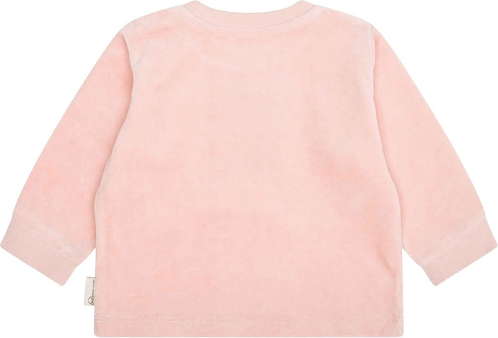 Steiff Unisex Baby Sweatshirt Ohne Kapuze Sweatshirt 80 Silver Pink, 80 Silver Pink