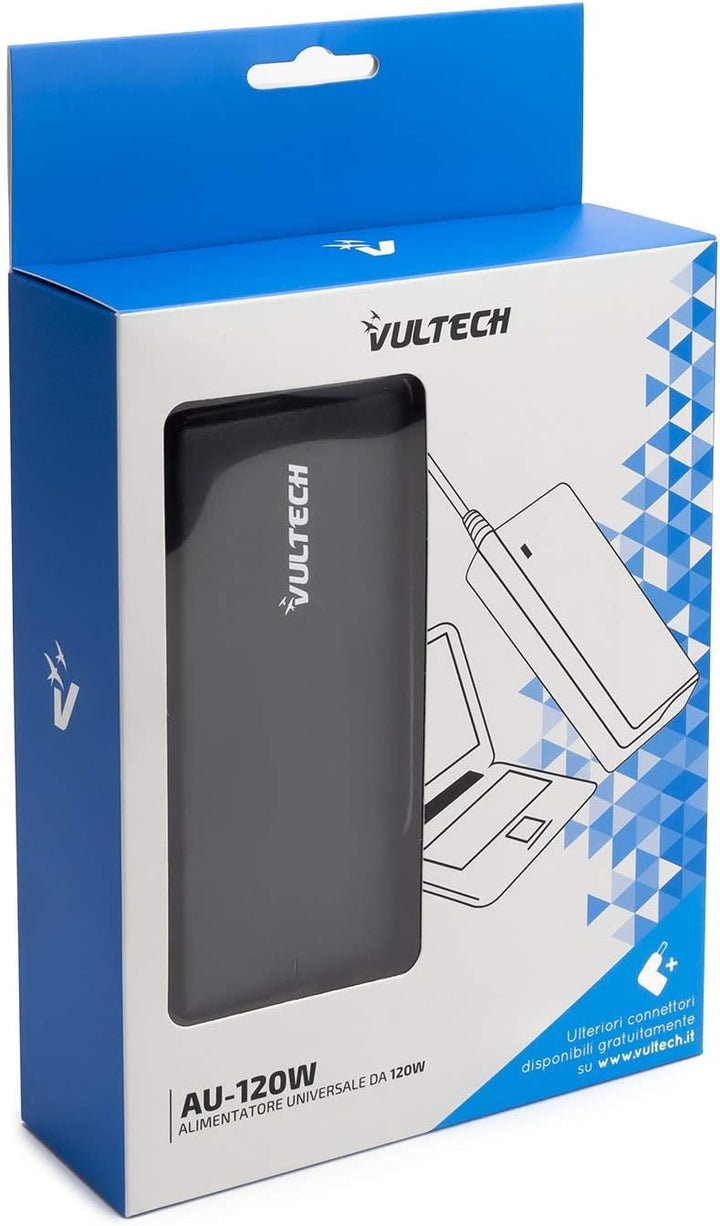 Vultech Universal Netzteil für Notebook AU-120W Rev. 2.5 Selbstausschaltend 11 Tips 11 Steckverbinde