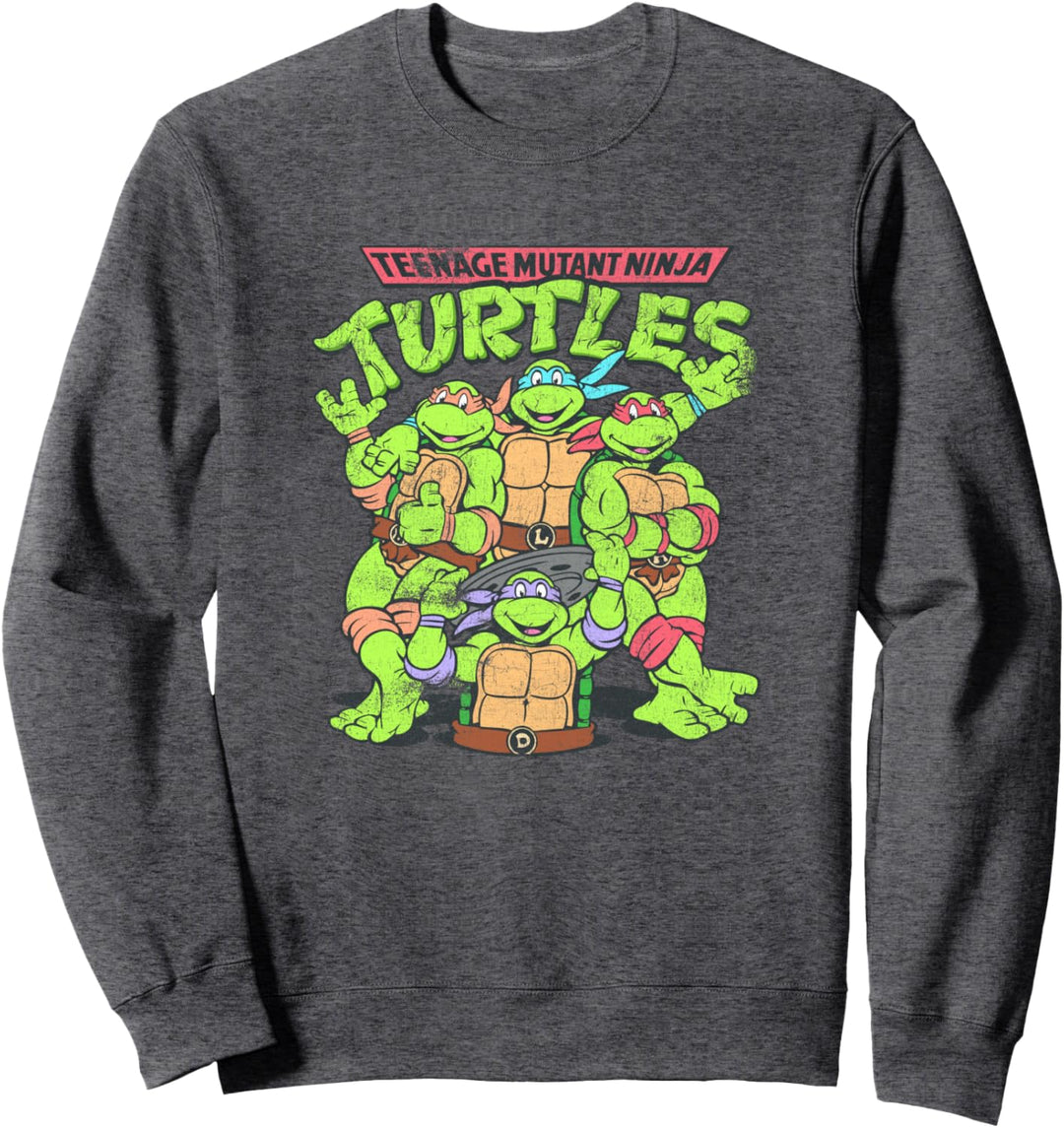 Teenage Mutant Ninja Turtles Klassische Gruppenpose Sweatshirt