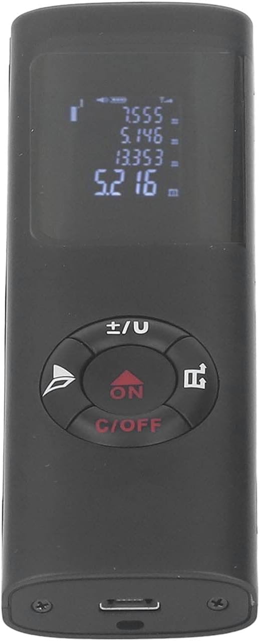 Messgerät, Wiederaufladbares Entfernungsmessgerät, LCD-Entfernungsmessgerät, 60 M, Digitales Anzeige